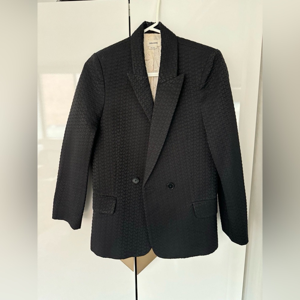 Black Zadig & Voltaire blazer.